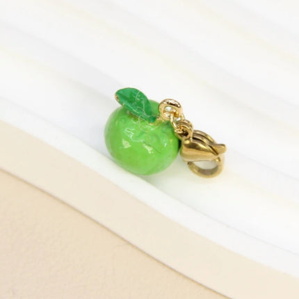 Charm Pomme verte - Doré
