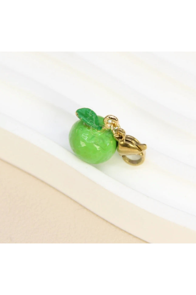 Charm Pomme verte - Doré
