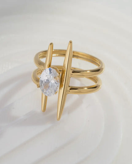 Bague Ilya - Dorée