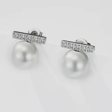 Boucles d'oreilles Azur - Argentée