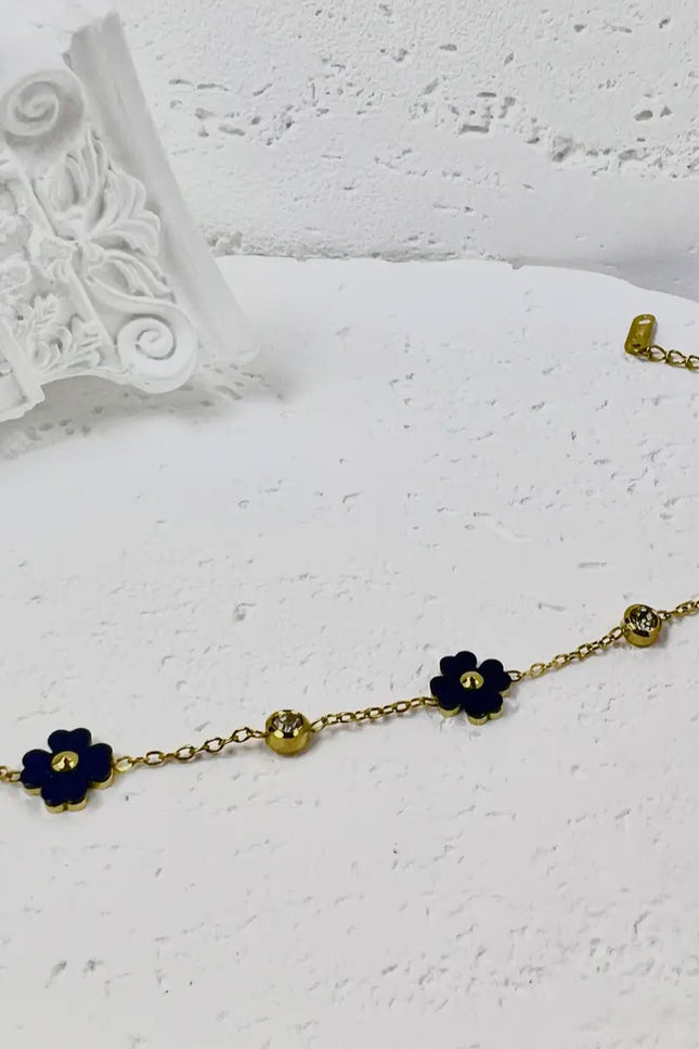 Bracelet Mya - Doré Noir