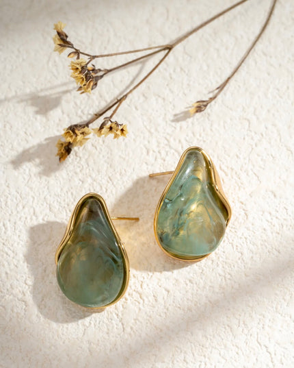 Boucles d’oreilles Olyss - Verte