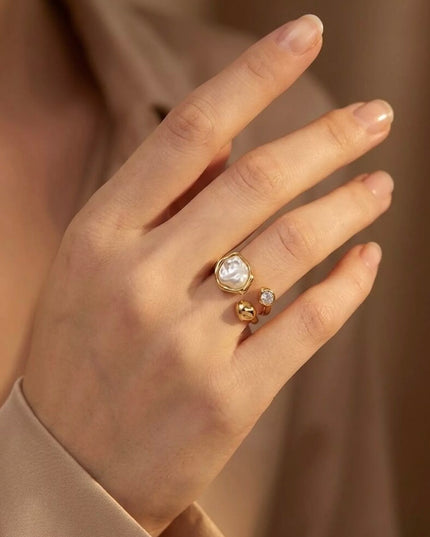 Bague Naïa  - Dorée