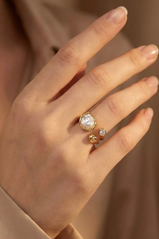 Bague Naïa  - Dorée