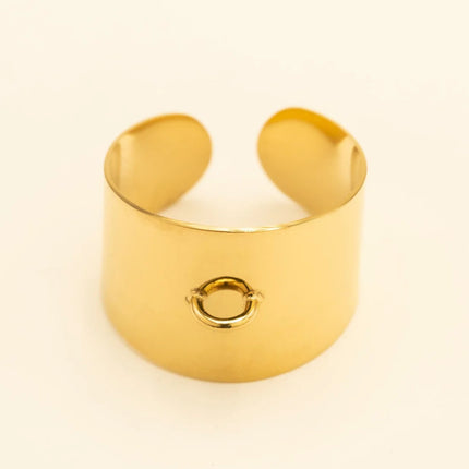 Bague pour charms  - Dorée