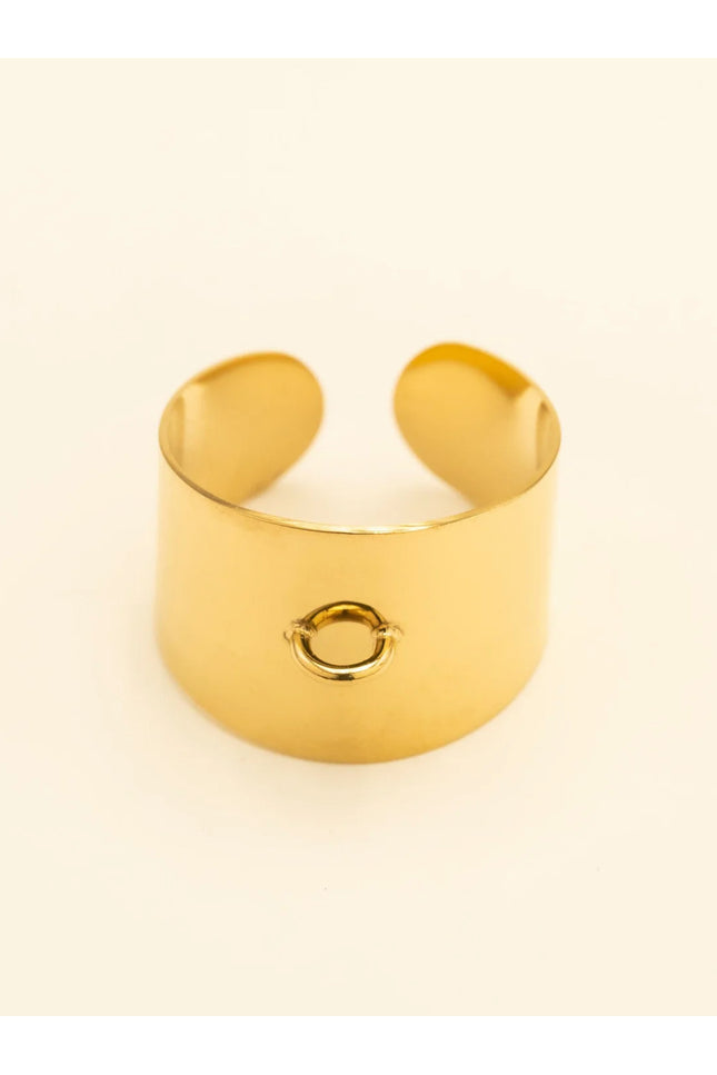 Bague pour charms  - Dorée