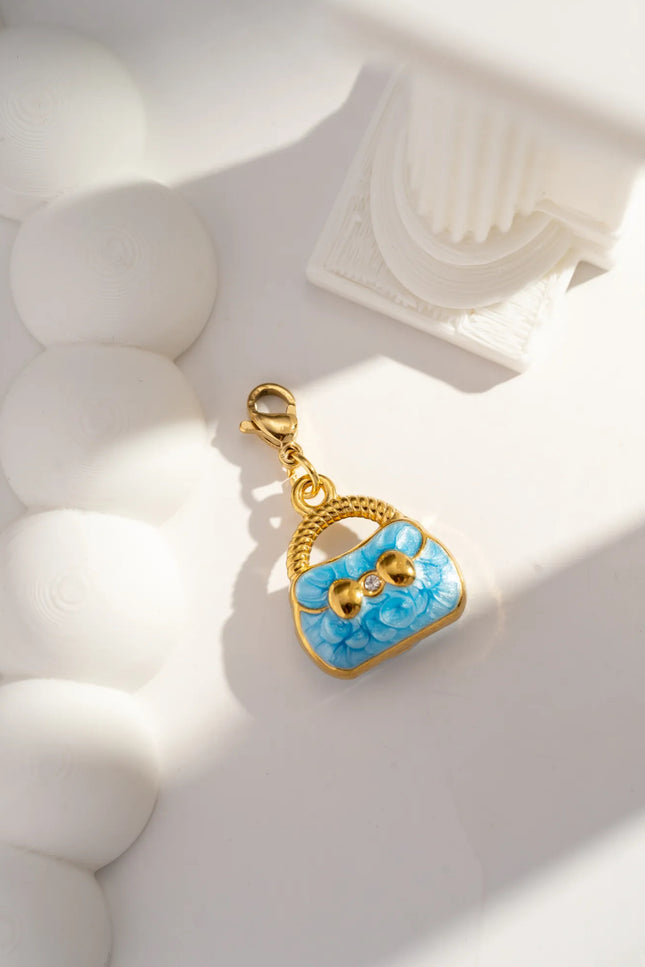Charm Chic bag - Turquoise Doré