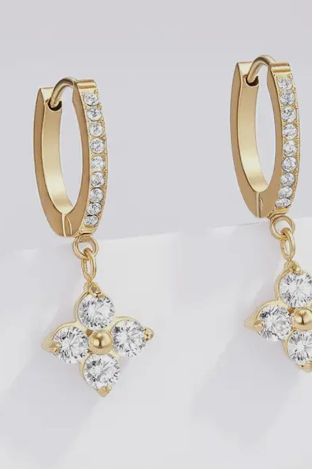 Boucles d'oreilles Lyam - Dorée