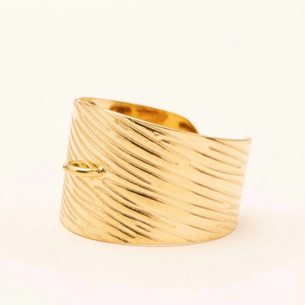 Bague pour charms  - Dorée