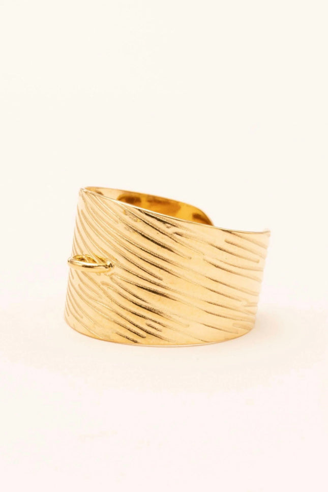 Bague pour charms  - Dorée