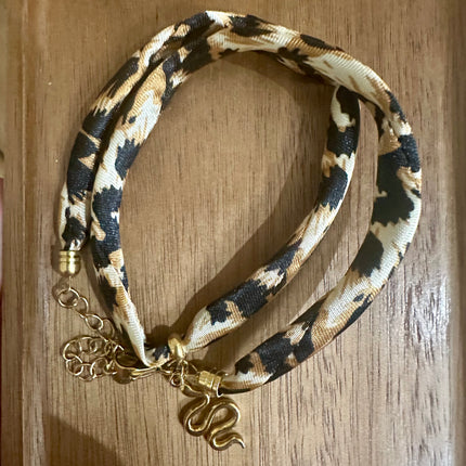 Collier Léopard - 2 en 1