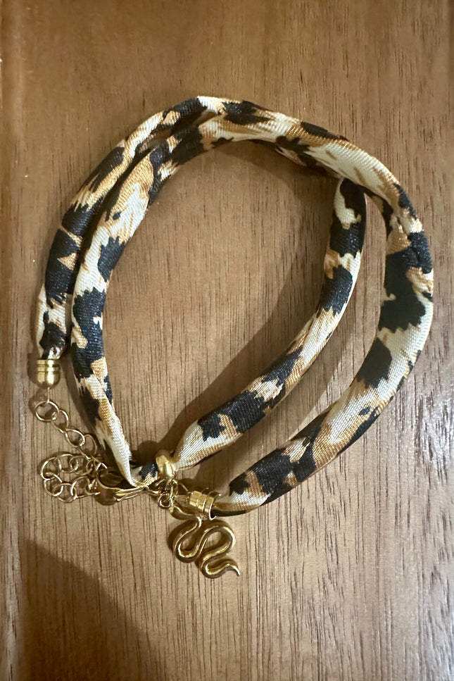 Collier Léopard - 2 en 1