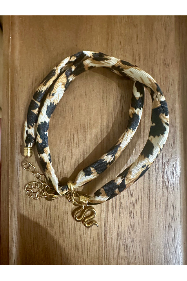 Collier Léopard - 2 en 1
