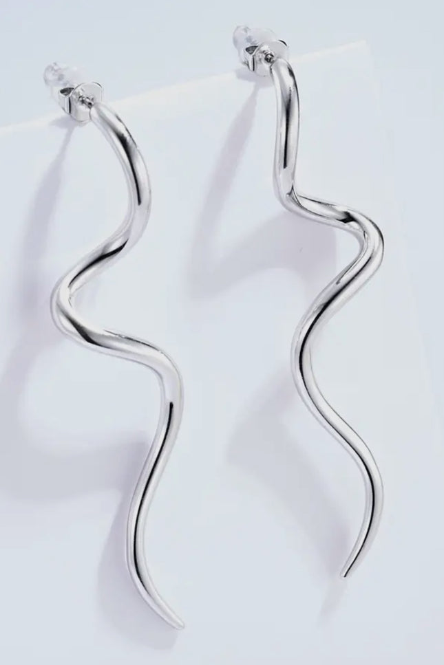 Boucles d'oreilles Indigo - Argentée