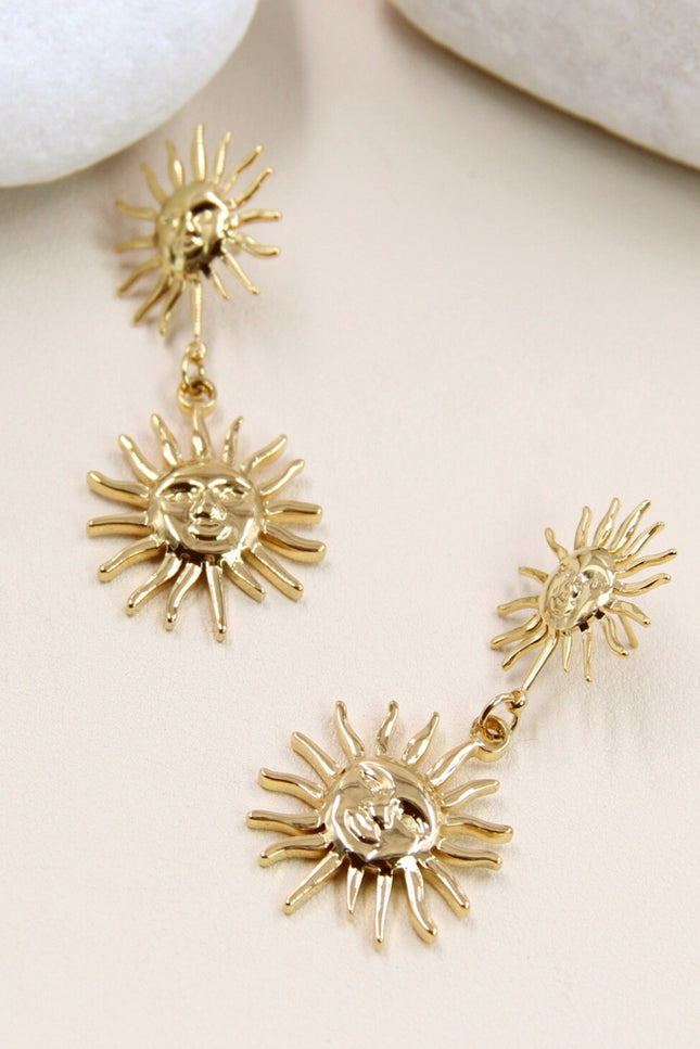 Boucles d'oreilles Éclat - Dorée
