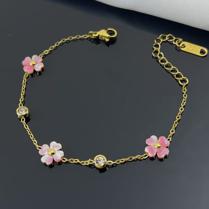 Bracelet Mya - Doré Rose