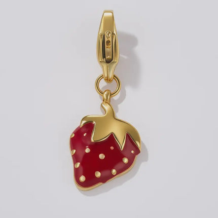 Charm Strawberry  - Doré