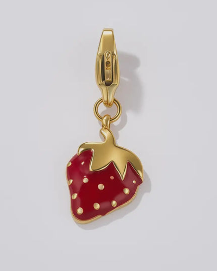 Charm Strawberry  - Doré