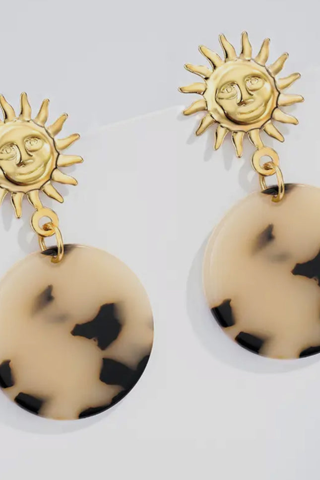 Boucles d'oreilles Soleil Nomade - Dorée