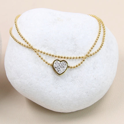 Bracelet Cœur - Doré