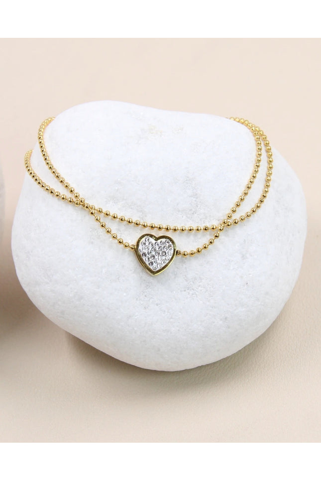 Bracelet Cœur - Doré