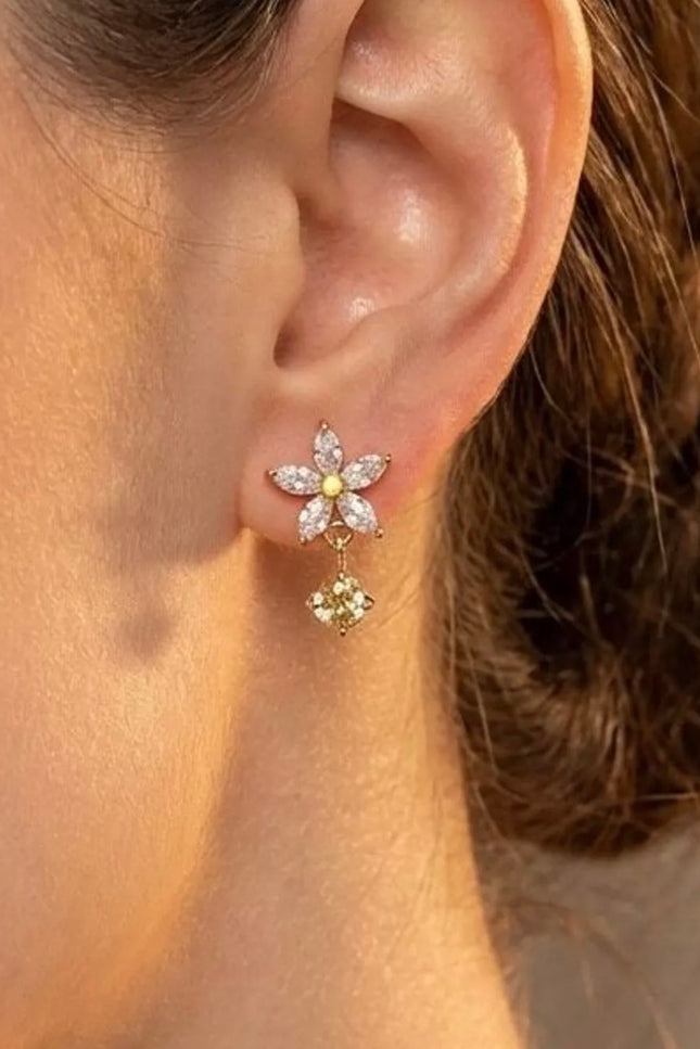 Boucles d'oreilles Edena  - Dorée