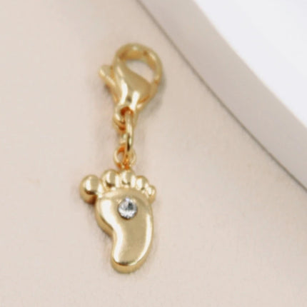 Charm Pied Bébé  - Doré