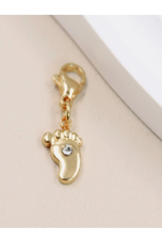 Charm Pied Bébé  - Doré