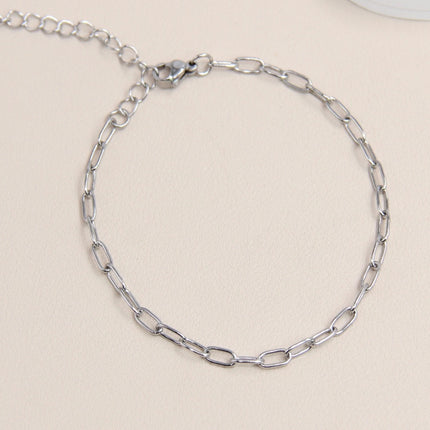 Bracelet pour charms - Argenté