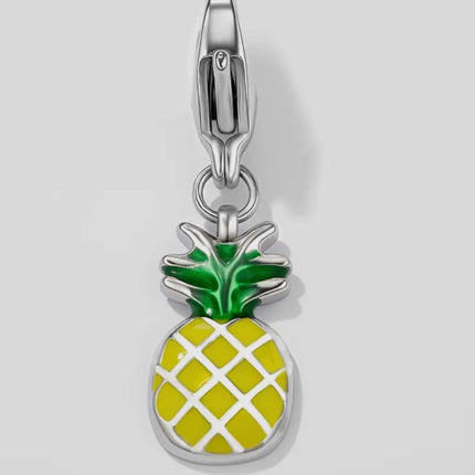 Charm Ananas - Argenté