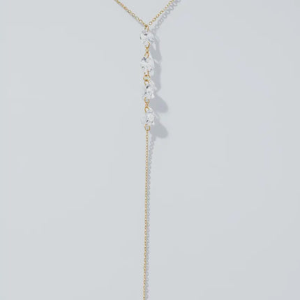 Collier Indigo - Doré