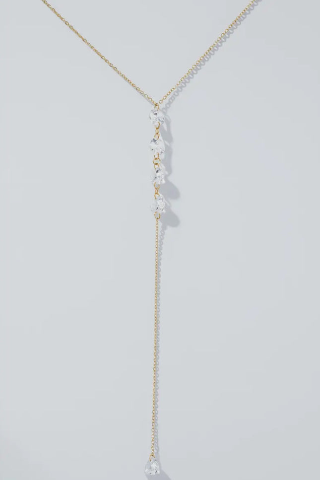 Collier Indigo - Doré