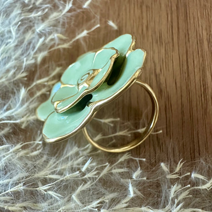 Bague Fleur - Dorée
