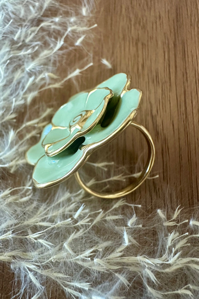 Bague Fleur - Dorée