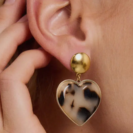 Boucles d'oreilles Cœur Nomade - Dorée