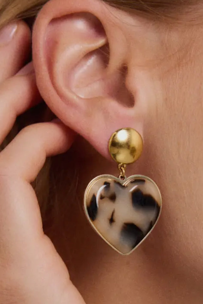 Boucles d'oreilles Cœur Nomade - Dorée