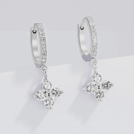 Boucles d'oreilles Lyam - Argentée