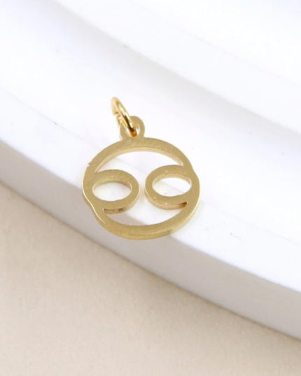 Charm Signe Astrologique - Doré
