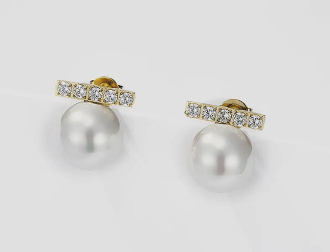 Boucles d'oreilles Azur - Dorée
