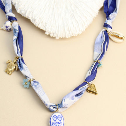 Collier Foulard Pampilles