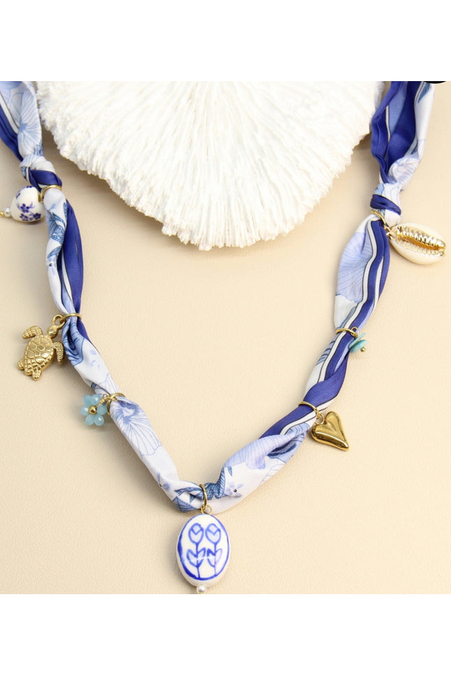 Collier Foulard Pampilles
