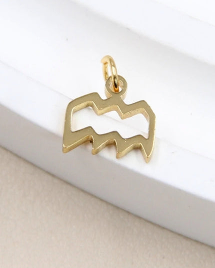 Charm Signe Astrologique - Doré