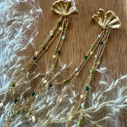 Boucles d'oreilles Gina - Dorée