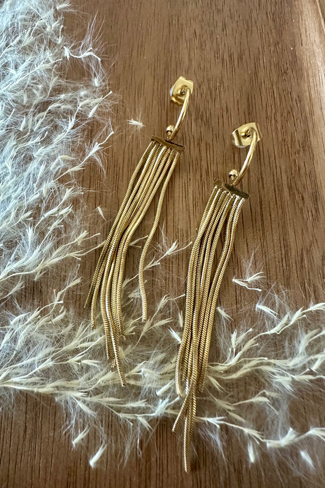 Boucles d'oreilles Calysta - Dorée