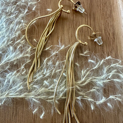 Boucles d'oreilles Calysta - Dorée