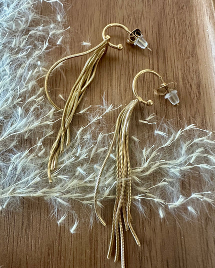 Boucles d'oreilles Calysta - Dorée