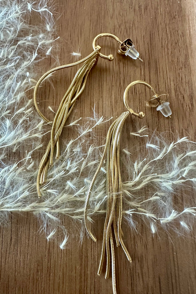 Boucles d'oreilles Calysta - Dorée