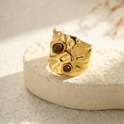 Bague Tierra - Chocolat