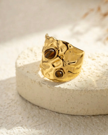 Bague Tierra - Chocolat