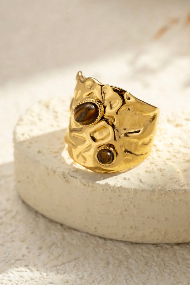 Bague Tierra - Chocolat